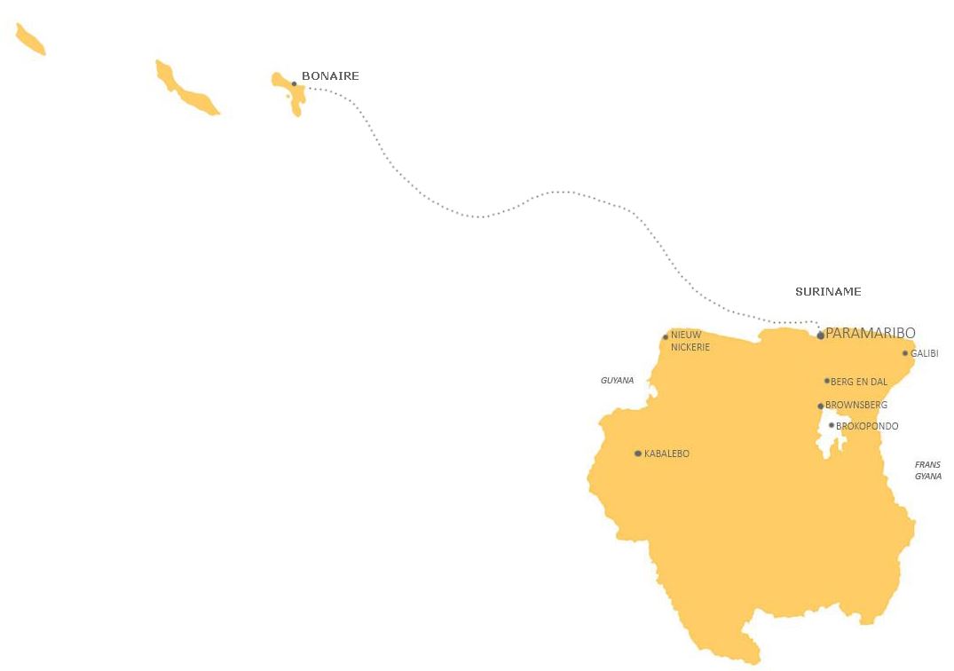 Combinatie Suriname en Bonaire GOED