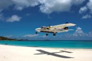 Vliegtuig Sint Maarten Statia